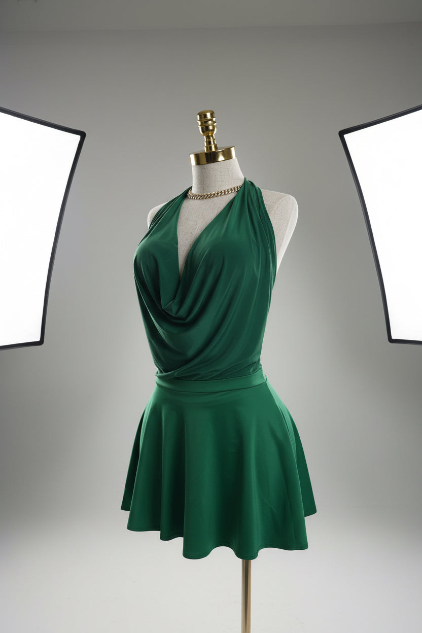 Tennis skirt set | Green