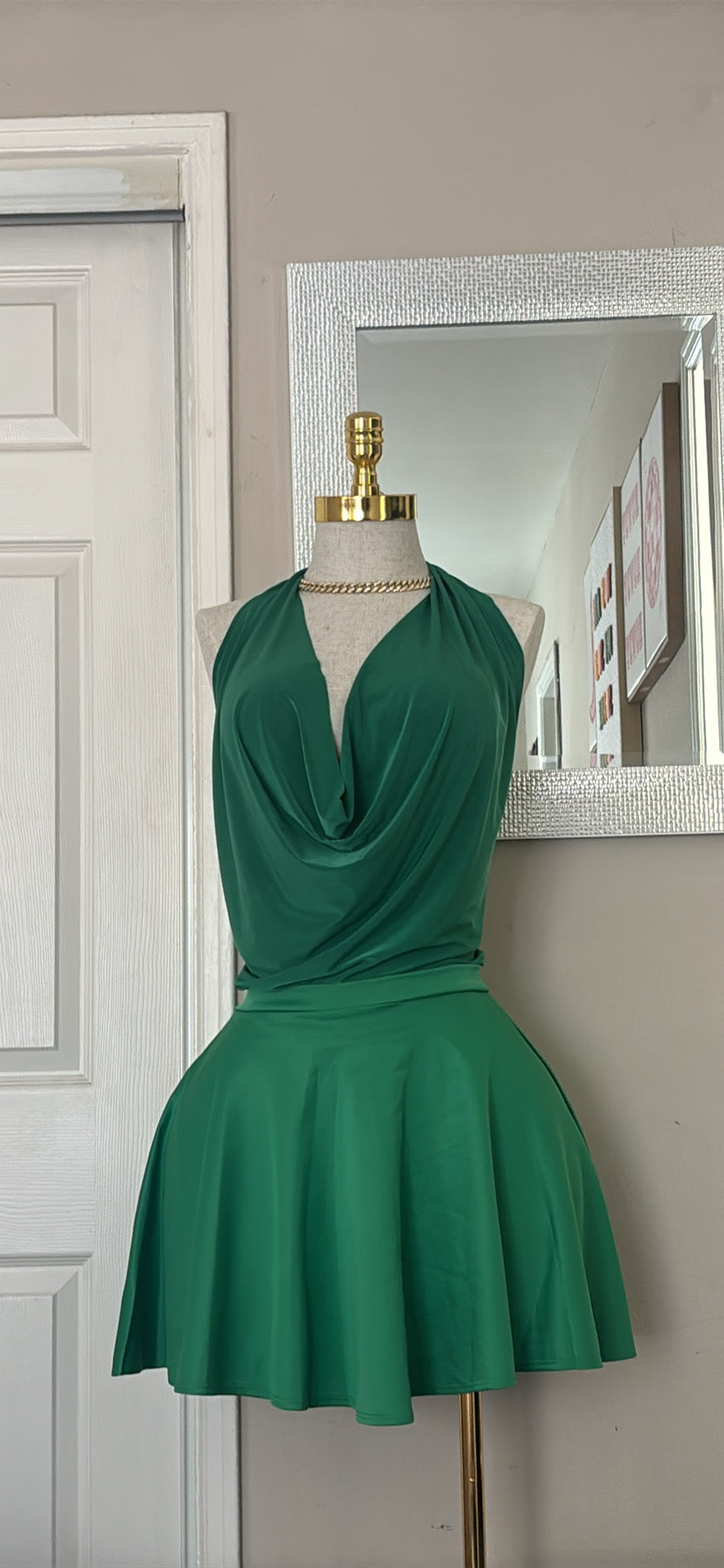 Tennis skirt set | Green